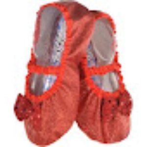 Wizard of Oz Dorothy Ruby Red Slipper Shoes Covers